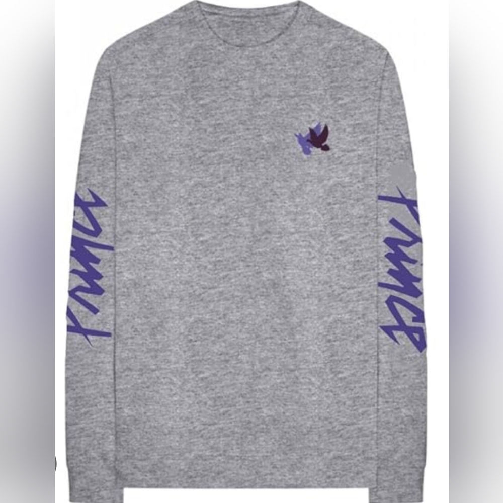 NWOT Prince Long Sleeve Grey Shirt sz Medium